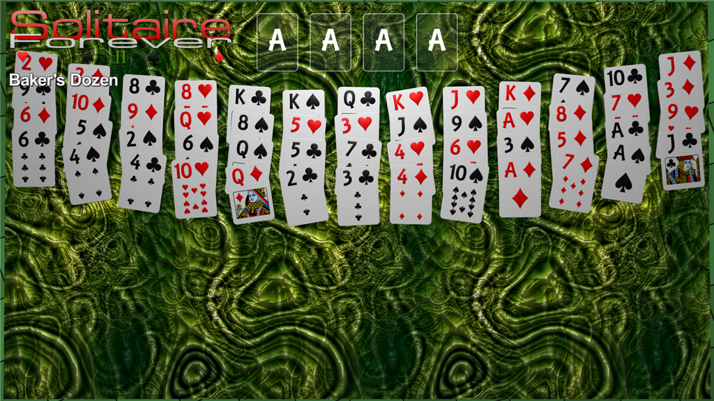 Baker's Dozen solitaire