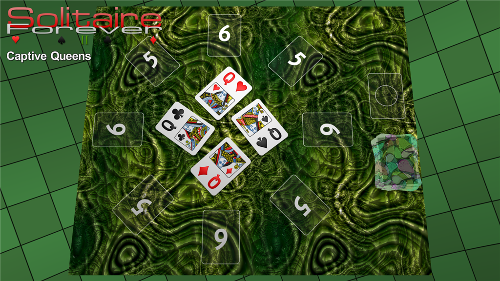 Captive Queens solitaire