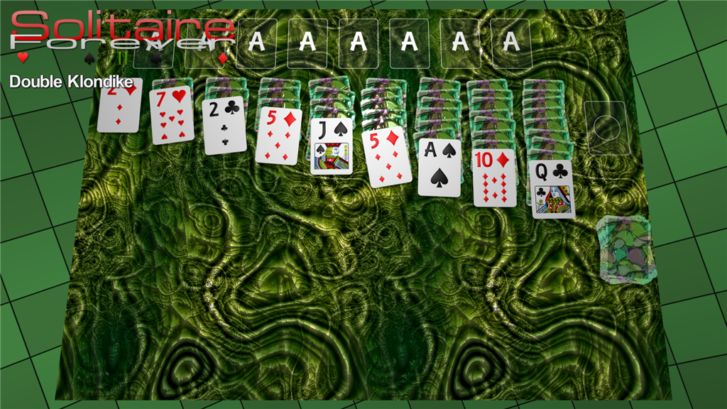 Double Klondike solitaire