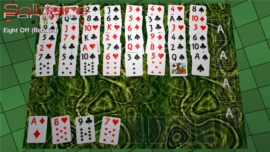 Eight Off (Relaxed) solitaire