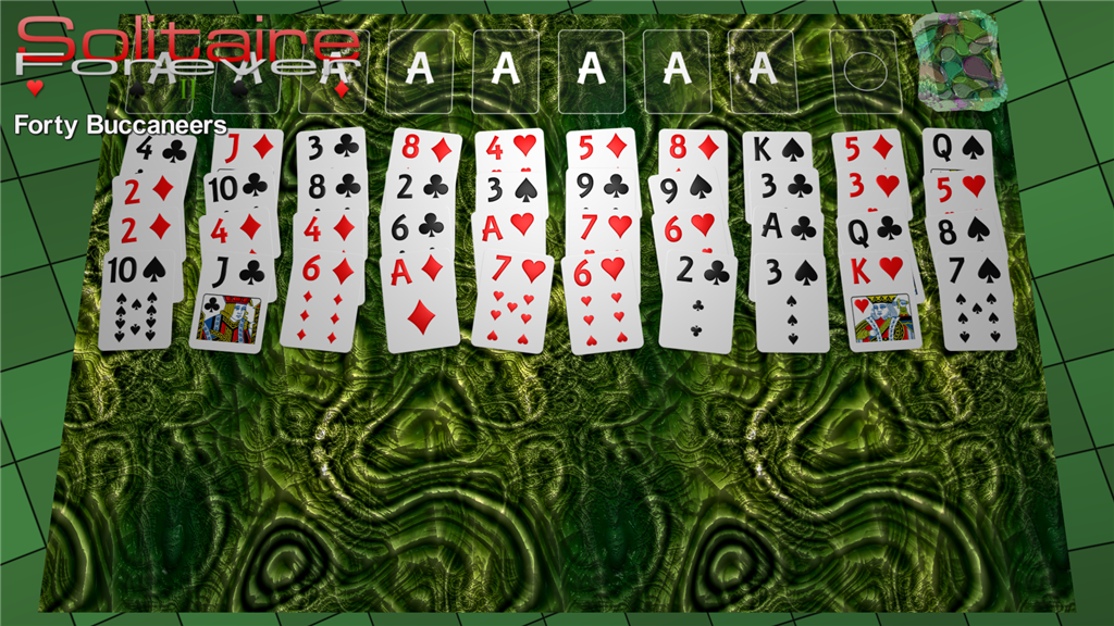Forty Buccaneers solitaire