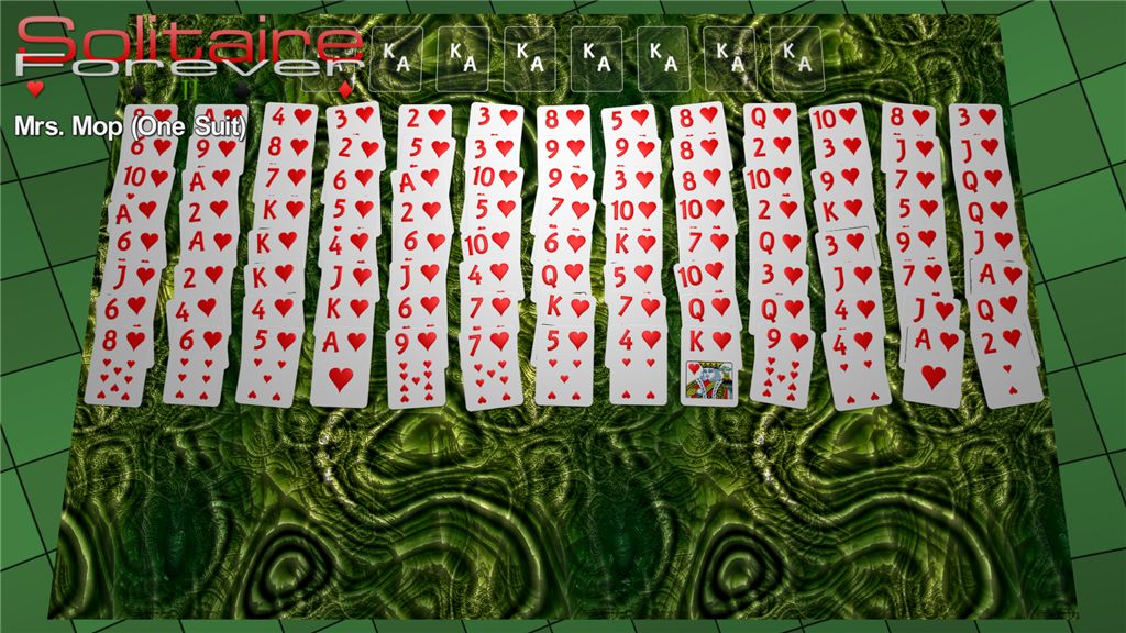 Mrs. Mop (One Suit) solitaire