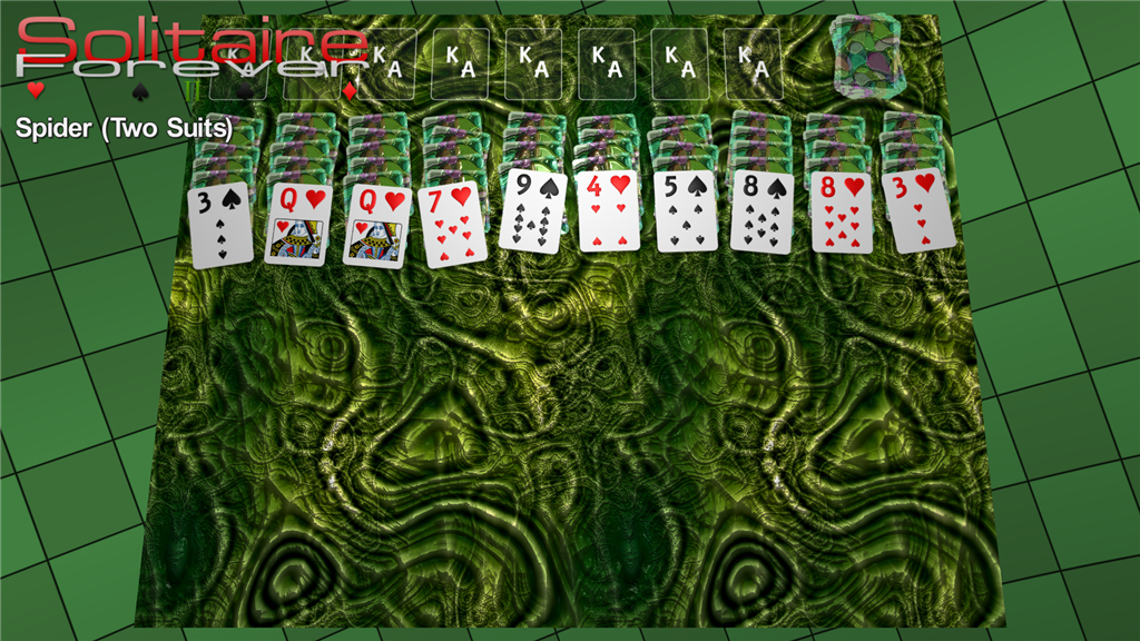 Spider (Two Suits) solitaire