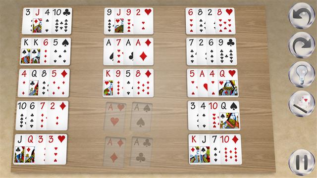 Baker's Dozen solitaire