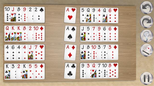 Beleaguered Castle solitaire
