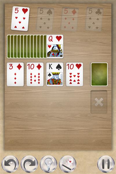 Canfield solitaire