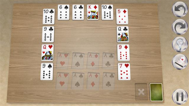Courtyard solitaire