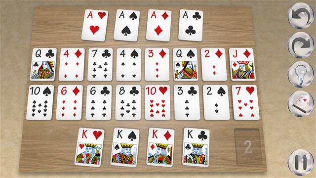 Crescent solitaire