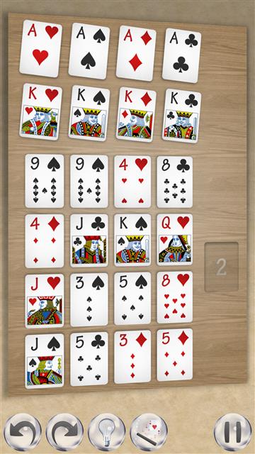 Crescent solitaire
