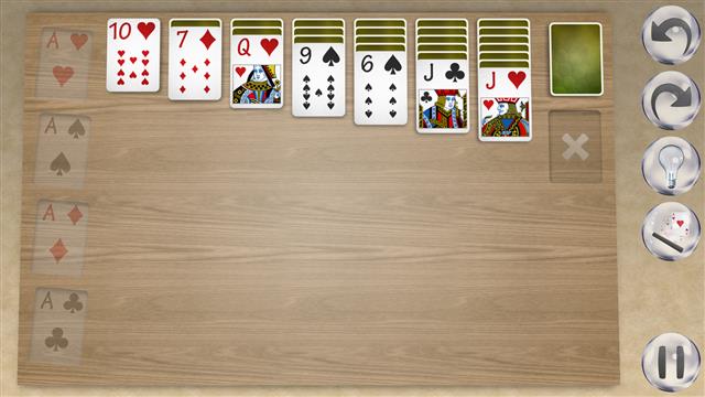 Klondike solitaire