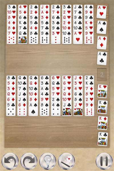 Open Crescent solitaire