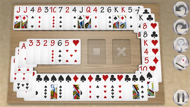 Seven Up solitaire