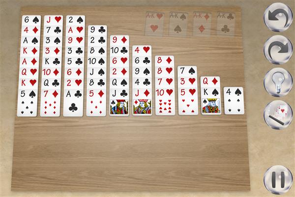 Simple Simon solitaire