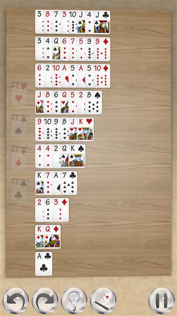 Simple Simon solitaire