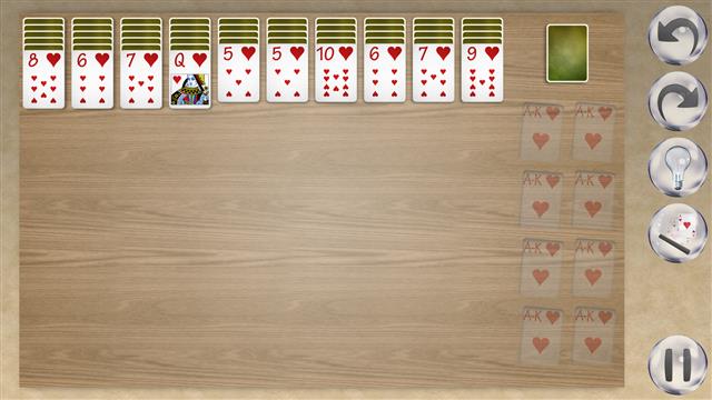 Spider (1 Suit) solitaire