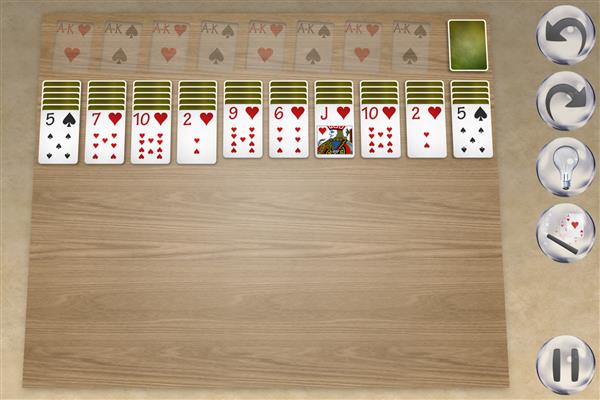 Spider (2 Suits) solitaire